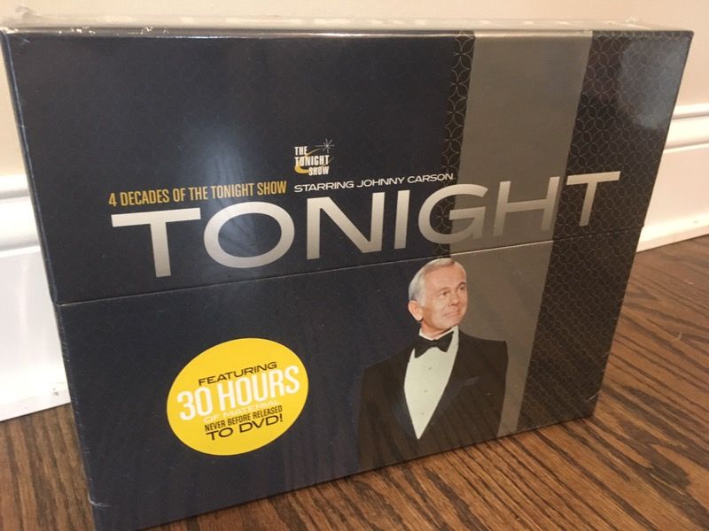 Johnny Carson 4 decades of Tonight Show new in box 30 hours! Great for Gift!!