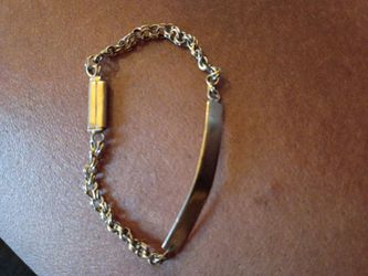 14 kt gold braslet