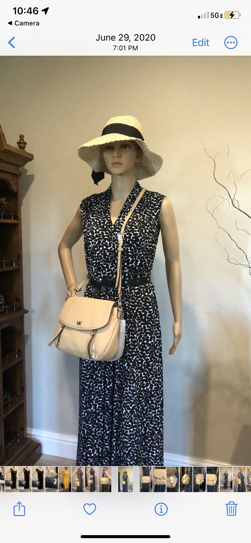 MICHAEL KORS Convertible Shoulder/Crossbody Soft Leather Bag