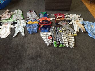 Baby boys 3-6 months used clothes