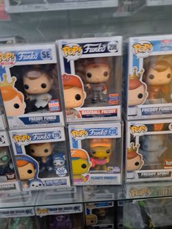 700 funko pops Freddy's chases custom art and autos all or nothing