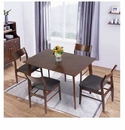 Wood Dining Room Table Set