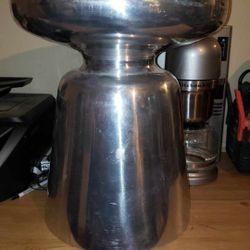 Vintage art deco West m stainless steel martini table