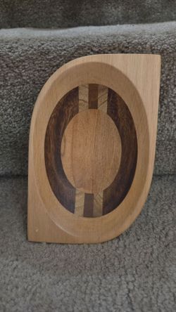 Handcrafted Wood Inlay Decorative Piece