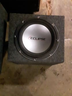 Eclipse 12 best sale inch subwoofer