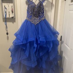 Royal Blue Formal Dress (prom, ball, party) Need Gone