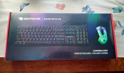 iBUYPOWER Chimera KM7 RGB Gaming Keyboard & Mouse Combo - Brand New Sealed- p/u in Gilbert