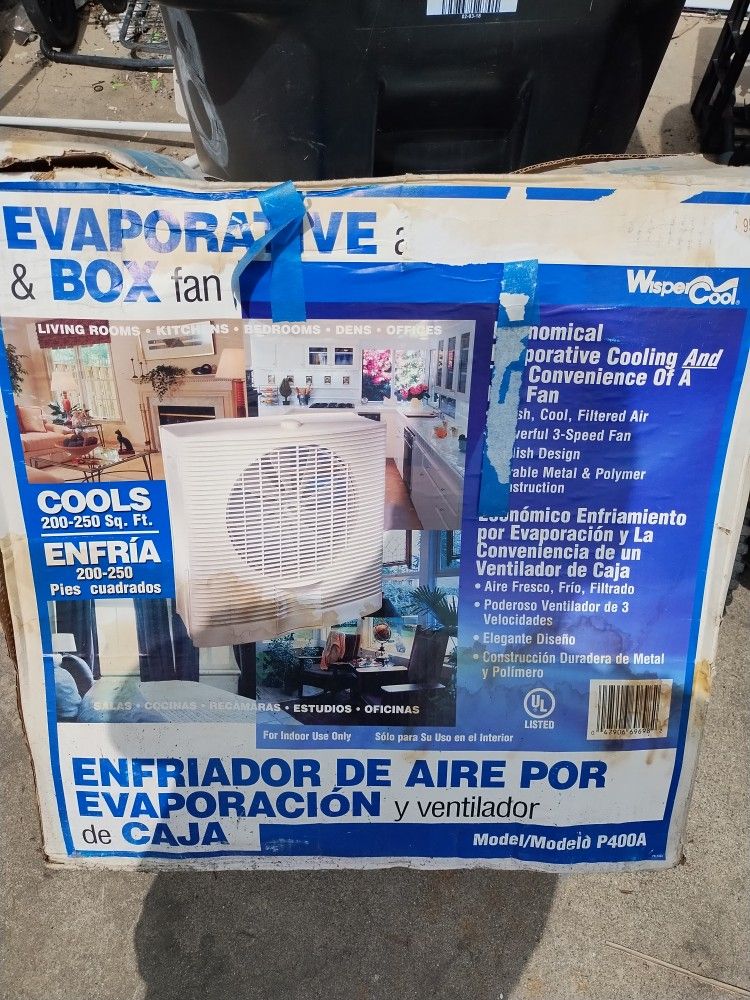 Evaporator Swamp Cooler New In Box