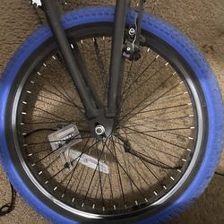 Blue Bmx Bike