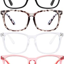 4 Pack Blue Light Blocking Glasses For Women And Men (27)