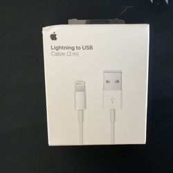 Apple Lightning to USB Cable (2 m) Brand New