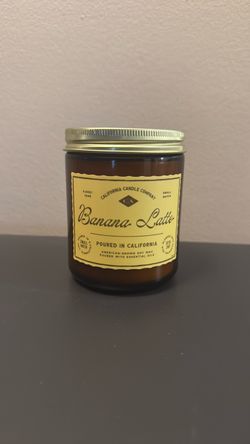 California Candle Company Banana Latte Soy Candle