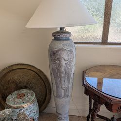 Tall decorative elephant lamp! (Was expensive. Now it's not!)