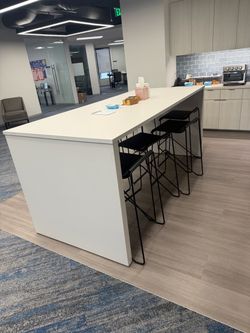 Big table with stools