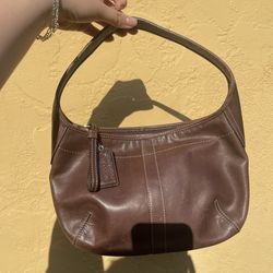 Coach Vintage Hobo Dark Brown