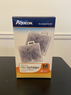 Aqueon Replacement Filter Cartridges Medium 12 Pack