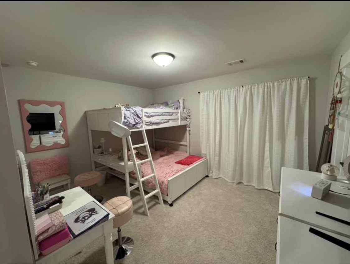 Bunk Bed - Full over full with desk