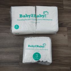 Baby2Baby Diapers (Size: 3) For Sale 