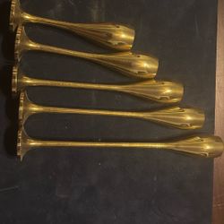Vintage Brass Candle Stick Holders