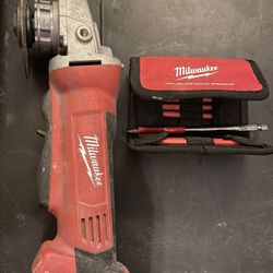 Milwaukee Cordless Cut Off Grinder Milwaukee 1000v Insulated Bit Set