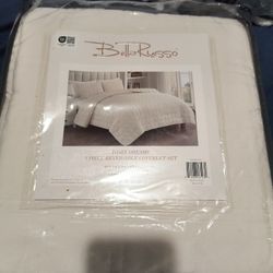 Bella Russo Ivory Dreams 3 Piece Reversible Coverlet Set