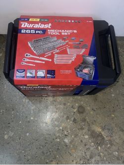 Duralast 1/4in, 3/8in and 1/2in Drive Mechanics Tool Set 265 Piece