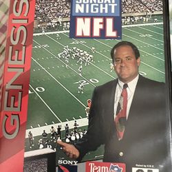 Sega Genesis- Sunday Night NFL game