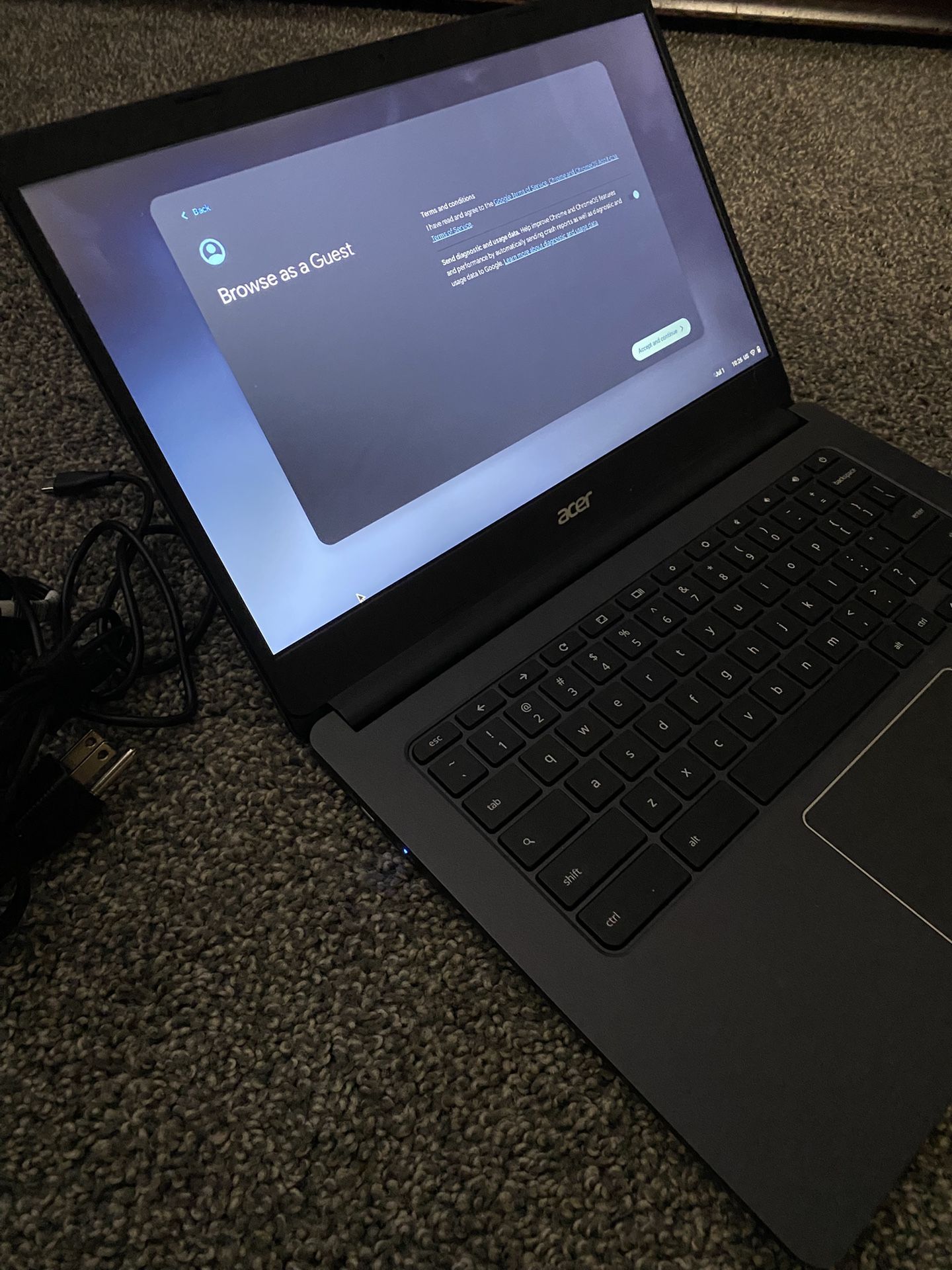 Google Chromebook 64 Bit Fast Charging
