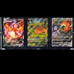 SEALED Ultra Rare Pokémon Charizard UPC Promo Cards SWSH260 SWSH261 SWSH262 Set of 3