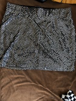 Glitter sparkly skirt