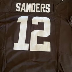 Schedule Sanders  number 12 Cleveland Browns