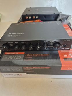 POWERBASS 4 BAND EQUALIZER 10 VOLTS & DIGITAL BASS PROCESSOR WITH 13 VOLTS MAX OUTPUT