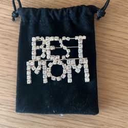 Best Mom Brooch 