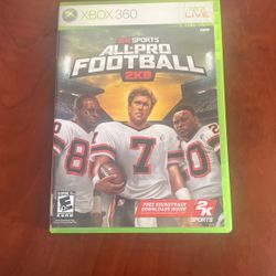 MAKE OFFER 2K Sports All Pro Football 2K8 Xbox 360