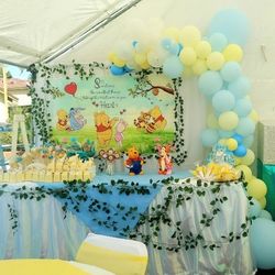 Decoracion ,mesa Principal,backdrop,mesa De dulce Guirnalda De Globo..adaptando A Su Presupuesto