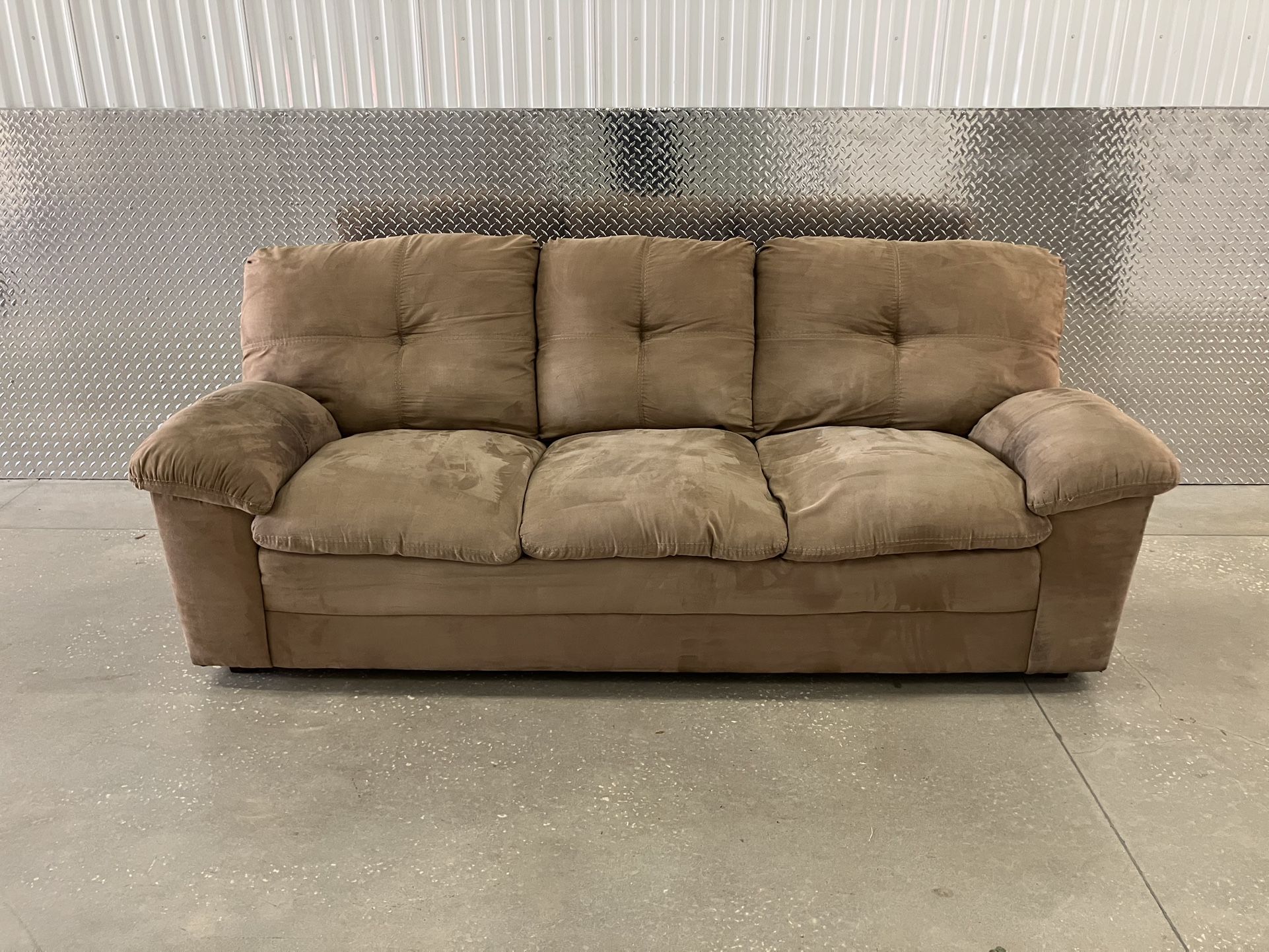 Sofa King Comfortable Gently Used Brown Sofa Couch For Sale! Free Local Delivery!