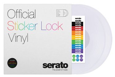 Serato SCV-PS-SL-BM Sticker Lock 12" Control Vinyl pressing - Pair