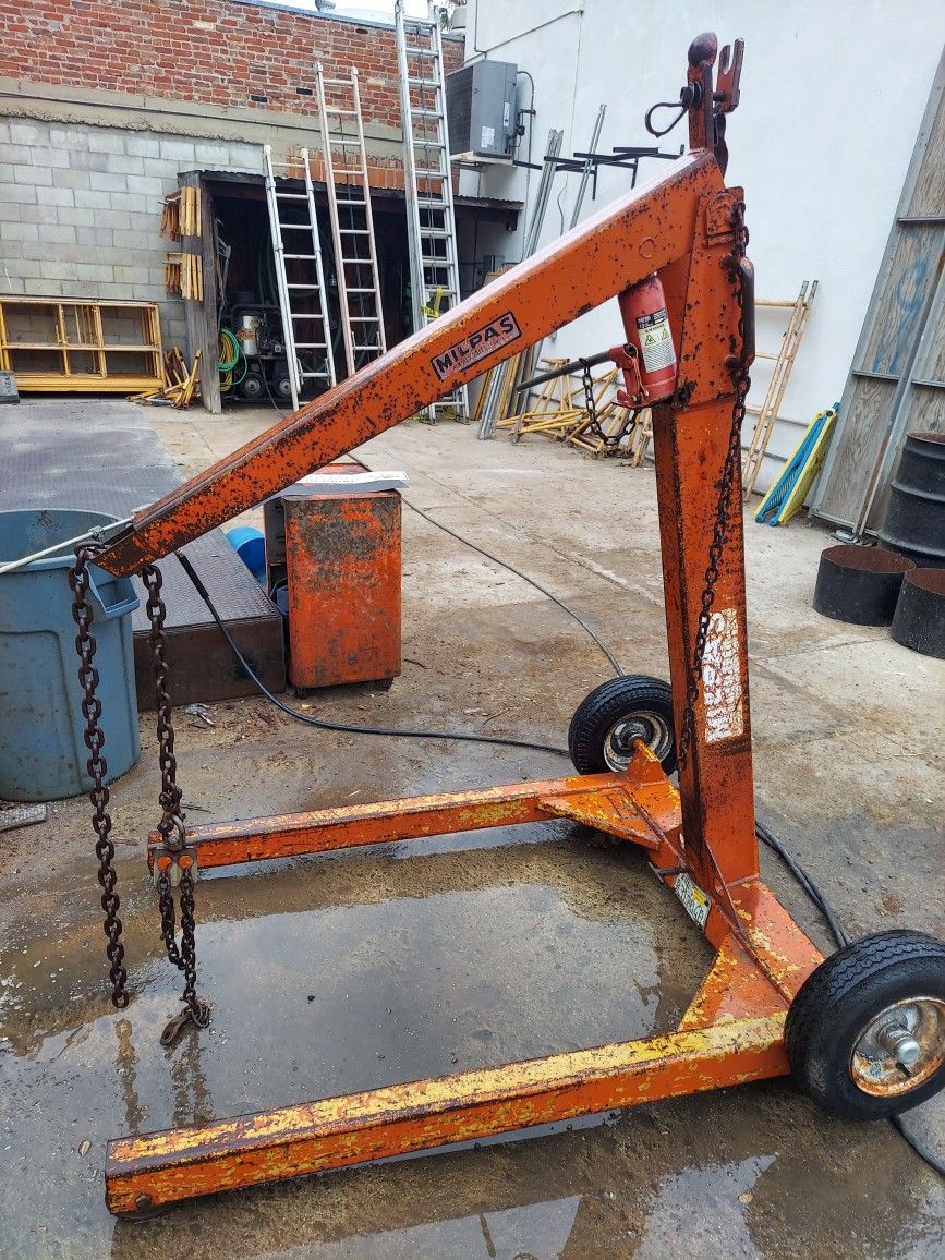 Tow Behind Engine Host