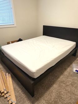 Queen Bed Frame and Mattress One Month Old