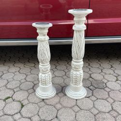 2 Candle Holder In Good Condition $15 Firm On Price