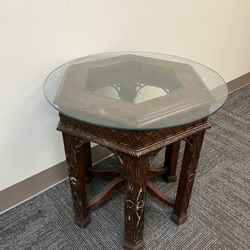 Vintage Table Glass Top Included