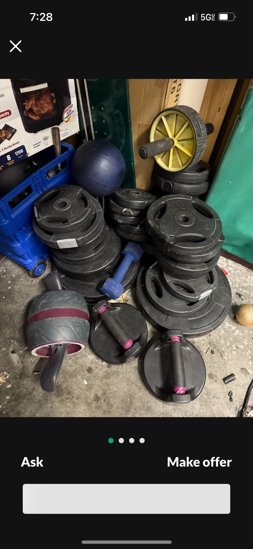 Weight Plates And Other Fitness Equipment