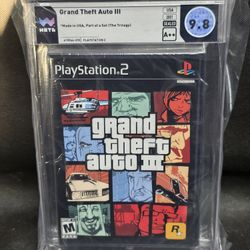 WATA Grand Theft Auto III GTA 3 PS2 Playstation 2 Graded CGC 9.8 A++ Sealed