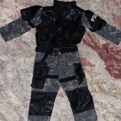 Kids Swat Police Costume