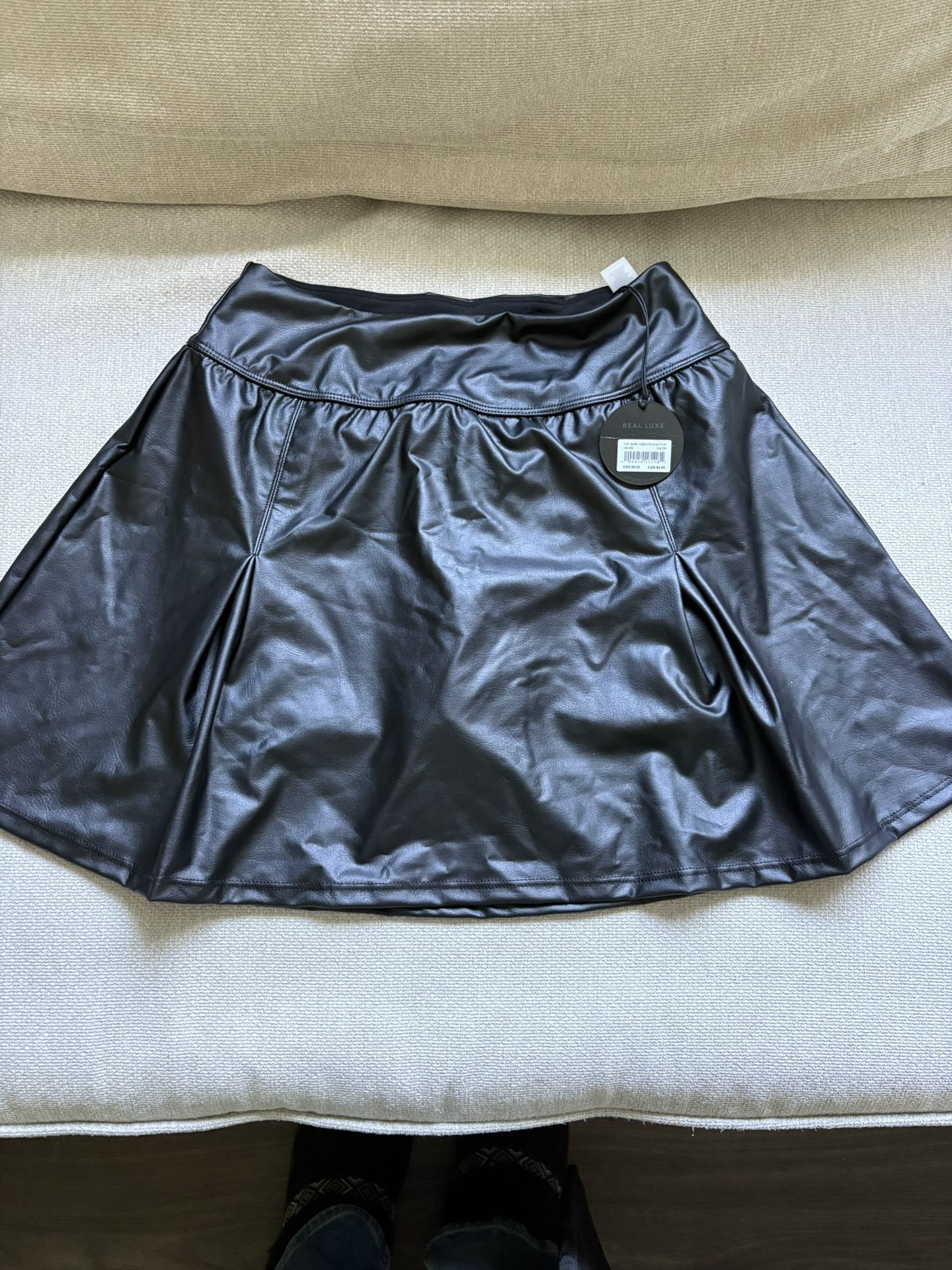 Offline By Aerie Leather Skirt