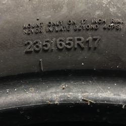 235/65r17   3 Good Tires