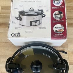 Large Crock-Pot Slow Cooker 6QT – Used Few Times – Works Great