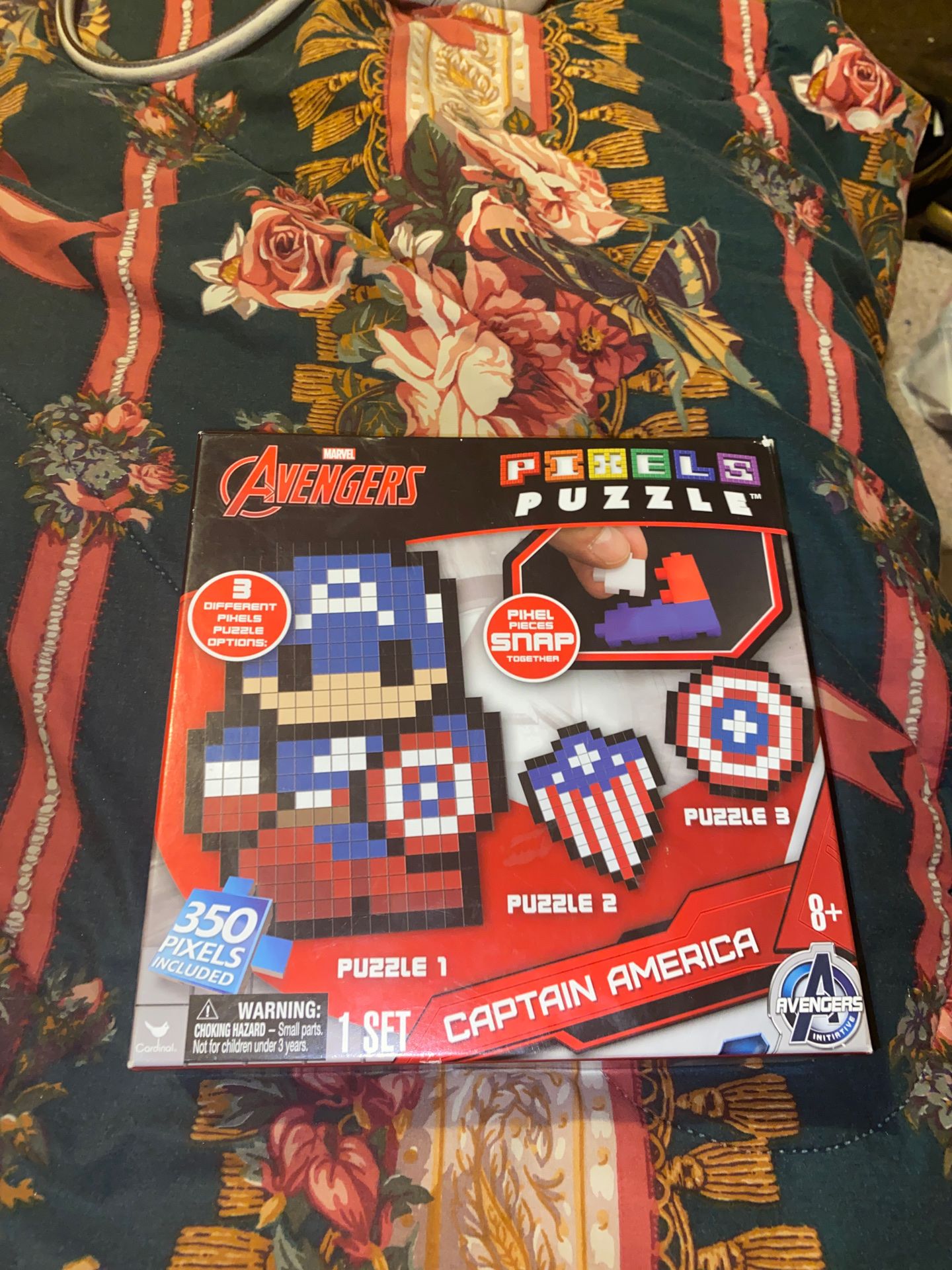 Avengers captain America pixel puzzle