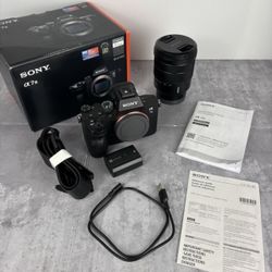 Sony Alpha a7 III Mirrorless E-Mount Full Frame  with FE 16-35 Lens