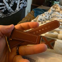 Leather Magnetic Watch Band Compatible with Apple Watch 42/44/45/49